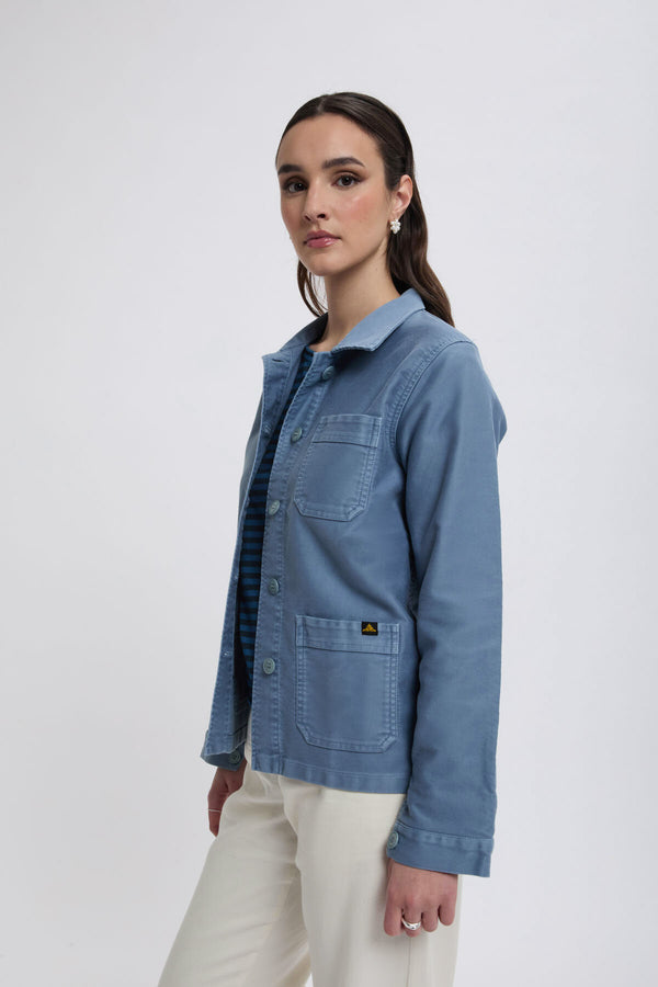 ＜steven alan＞Le mont saint michel knit Vejani Jacquard Work Jacket by Le Mont St Michel