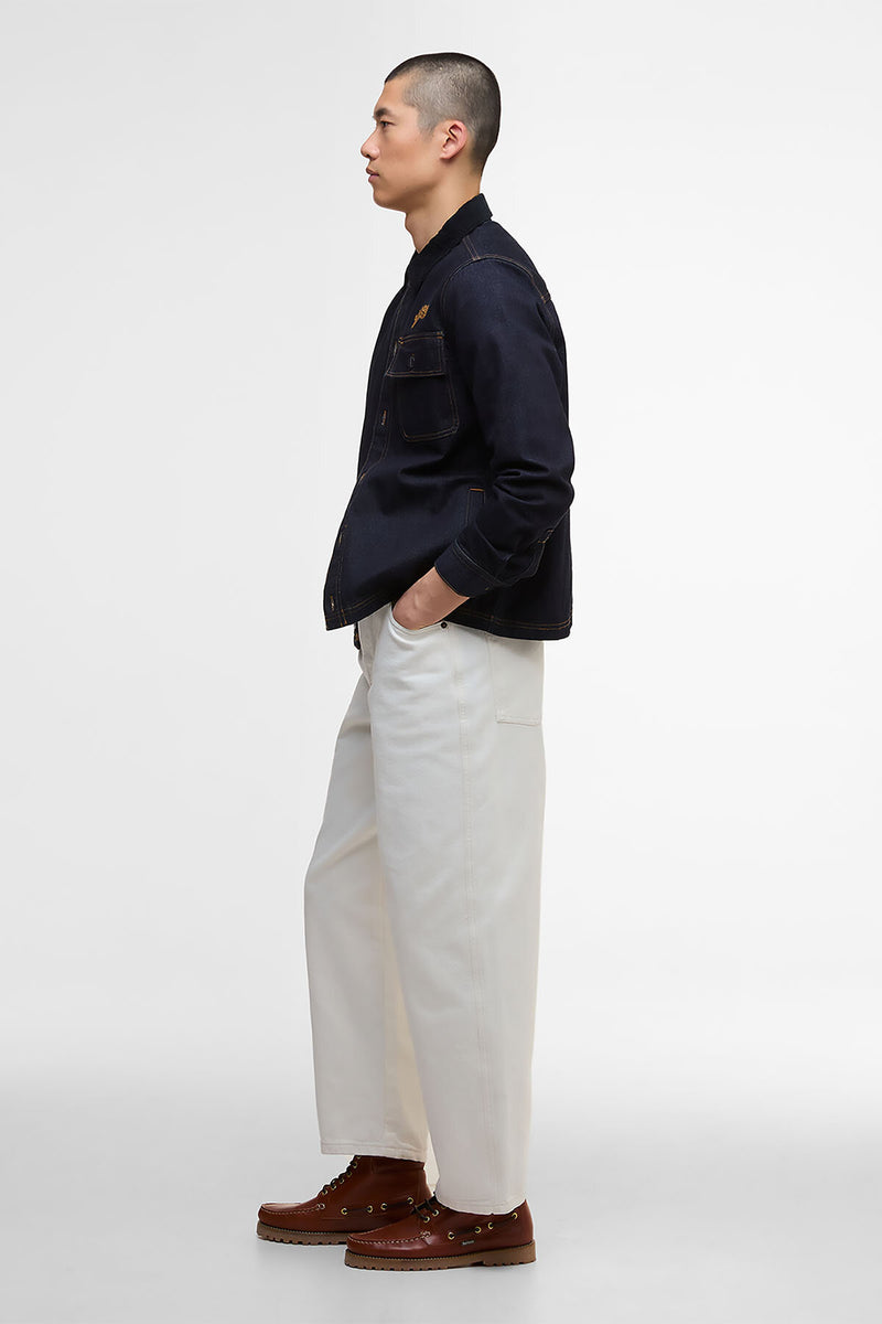 Overshirt in denim Pitstop