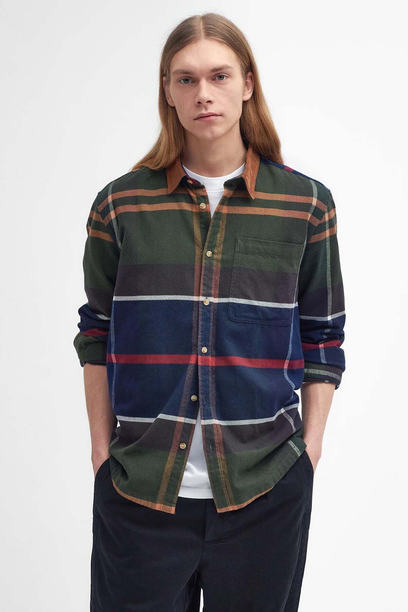 Camicia in tartan oversize a maniche lunghe Bushlane Barbour