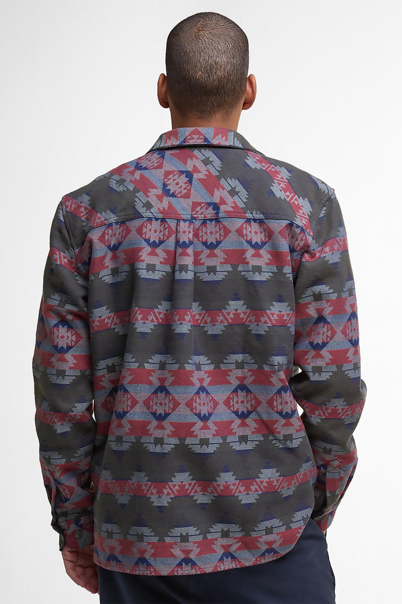 Camicia in jacquard dalla vestibilità comoda Greatend Barbour