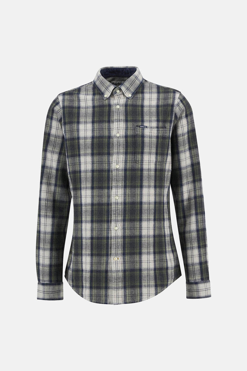 Camicia Sillwith a maniche lunghe leggermente aderente Barbour