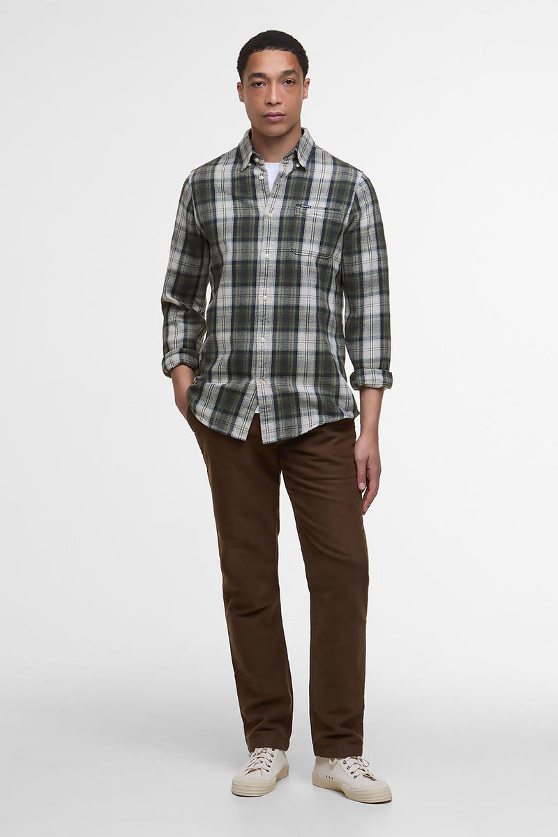 Camicia Sillwith a maniche lunghe leggermente aderente Barbour