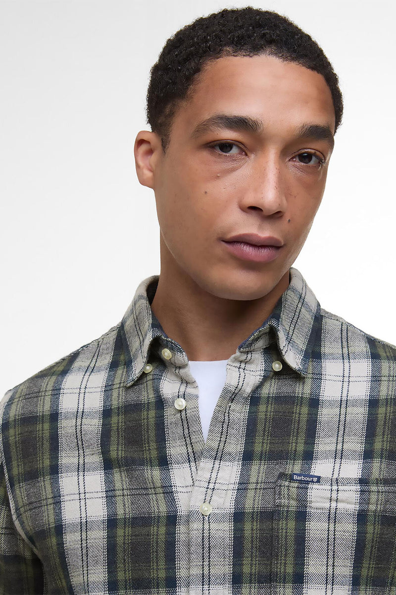 Camicia Sillwith a maniche lunghe leggermente aderente Barbour