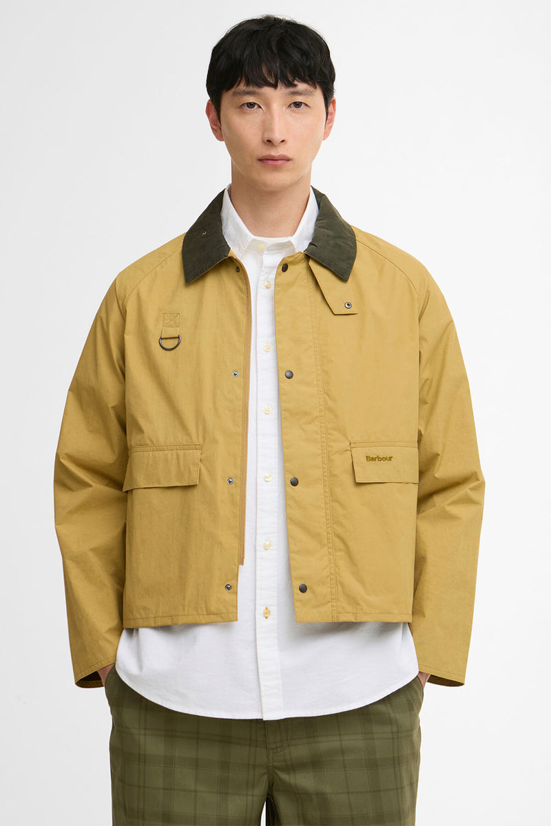 Ripstop Spey Showerproof Jacket Golden green by Barbour | Men | WP