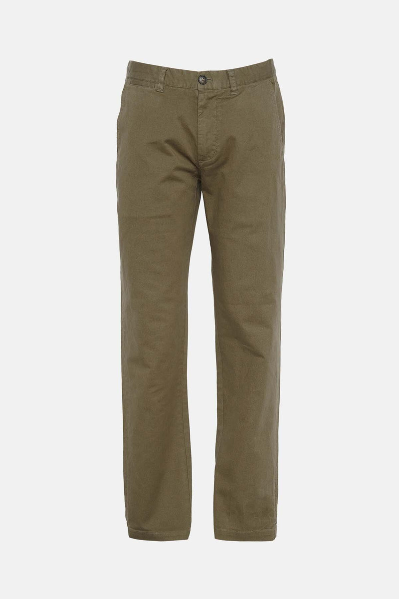 Washed Stretch Tailored Trousers