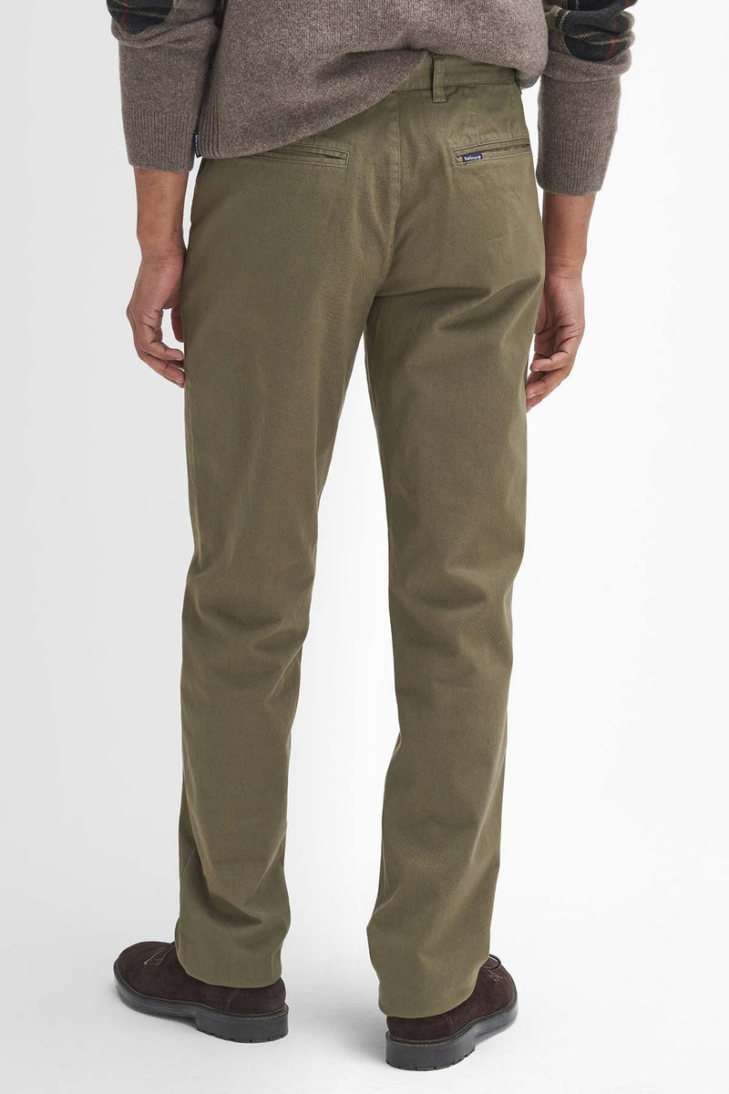 Washed Stretch Tailored Trousers