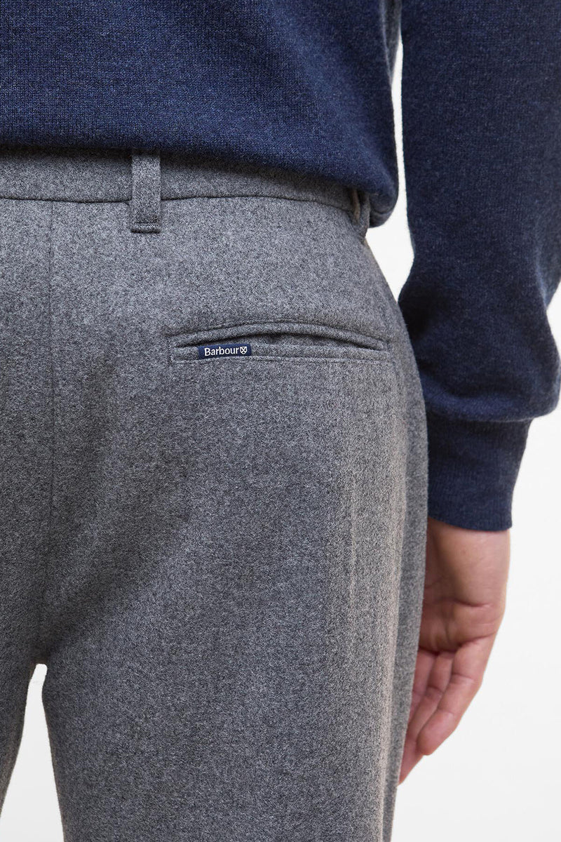 Pantaloni in misto lana dalla vestibilità leggermente aderente Barbour