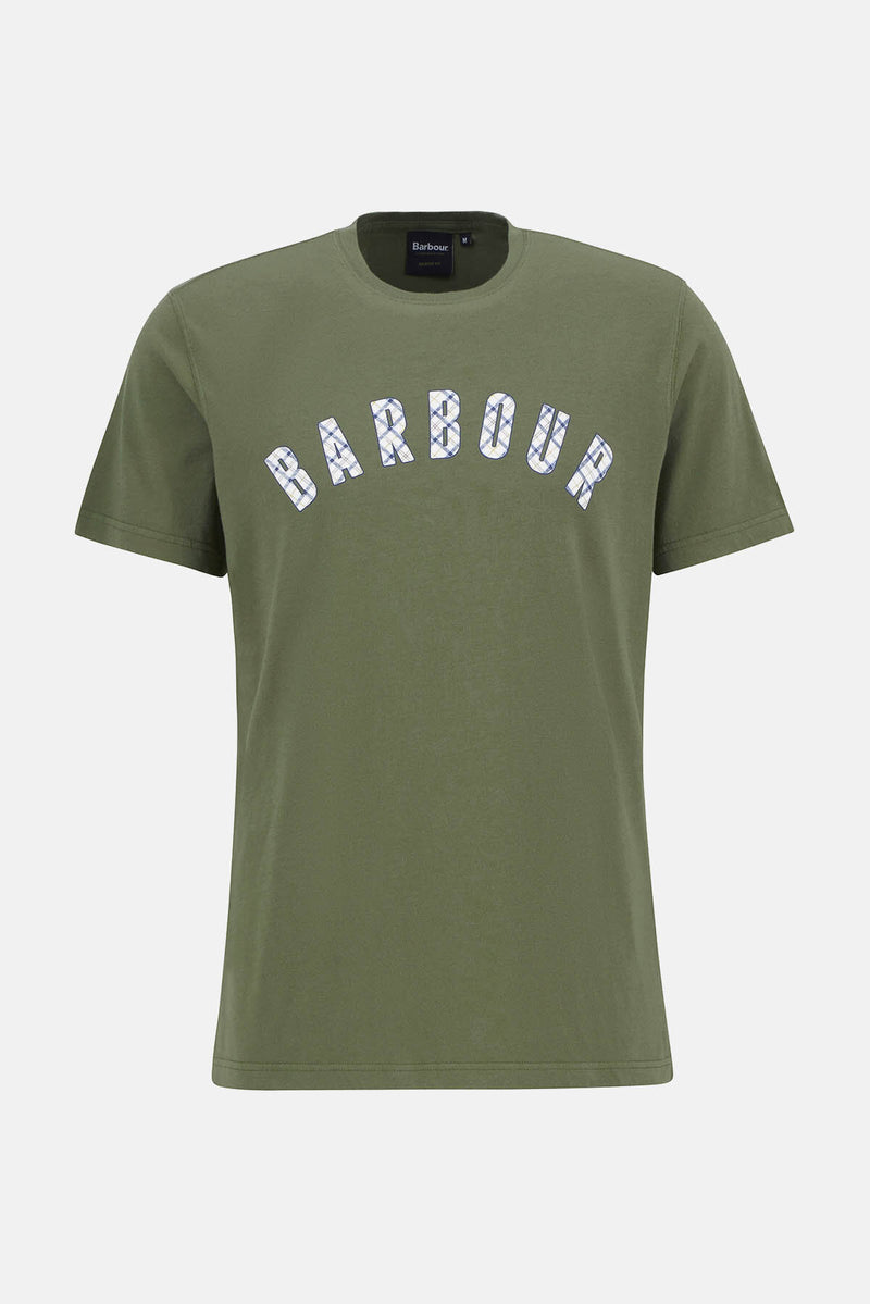 T-shirt con logo in tartan Torpoint