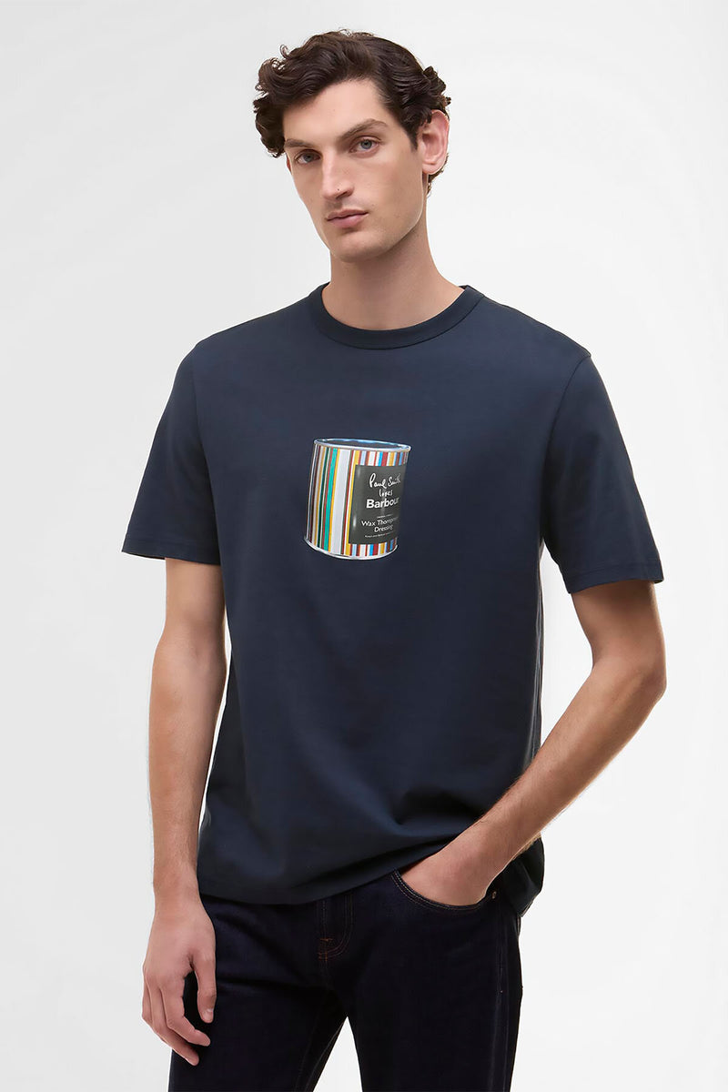 Paul Smith loves Barbour Wax Can Graphic T-Shirt
