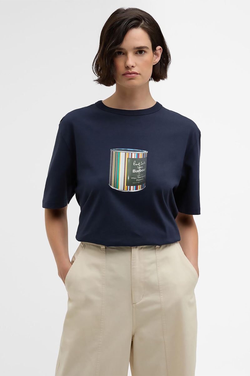 Paul Smith loves Barbour Wax Can Graphic T-Shirt