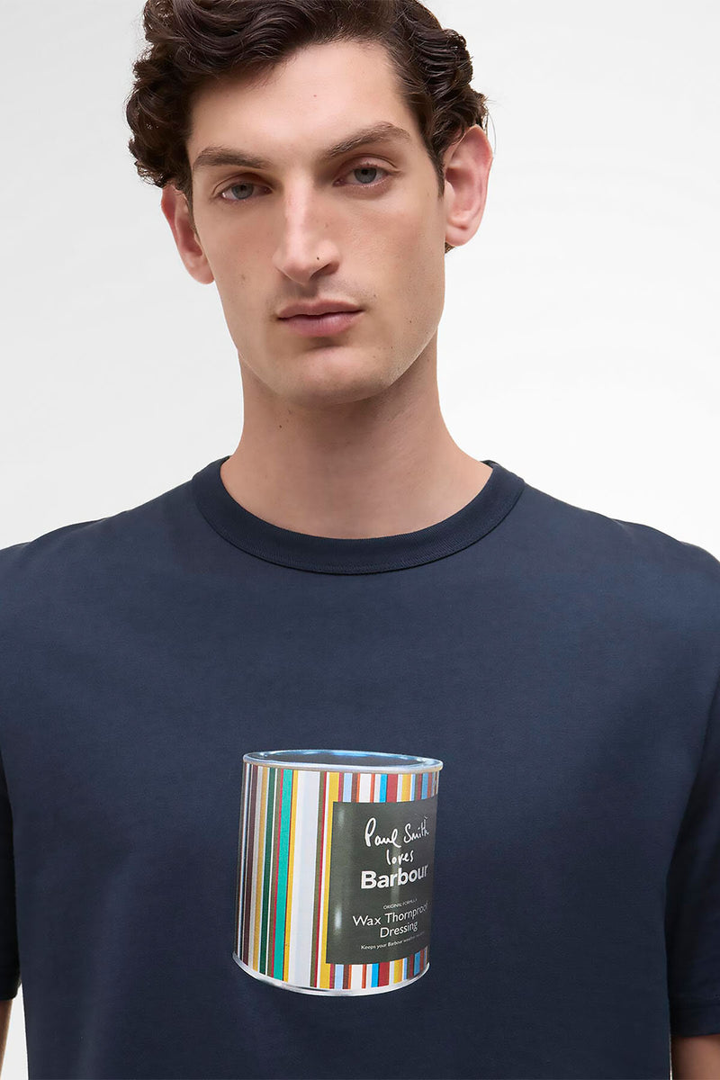 Paul Smith loves Barbour Wax Can Graphic T-Shirt