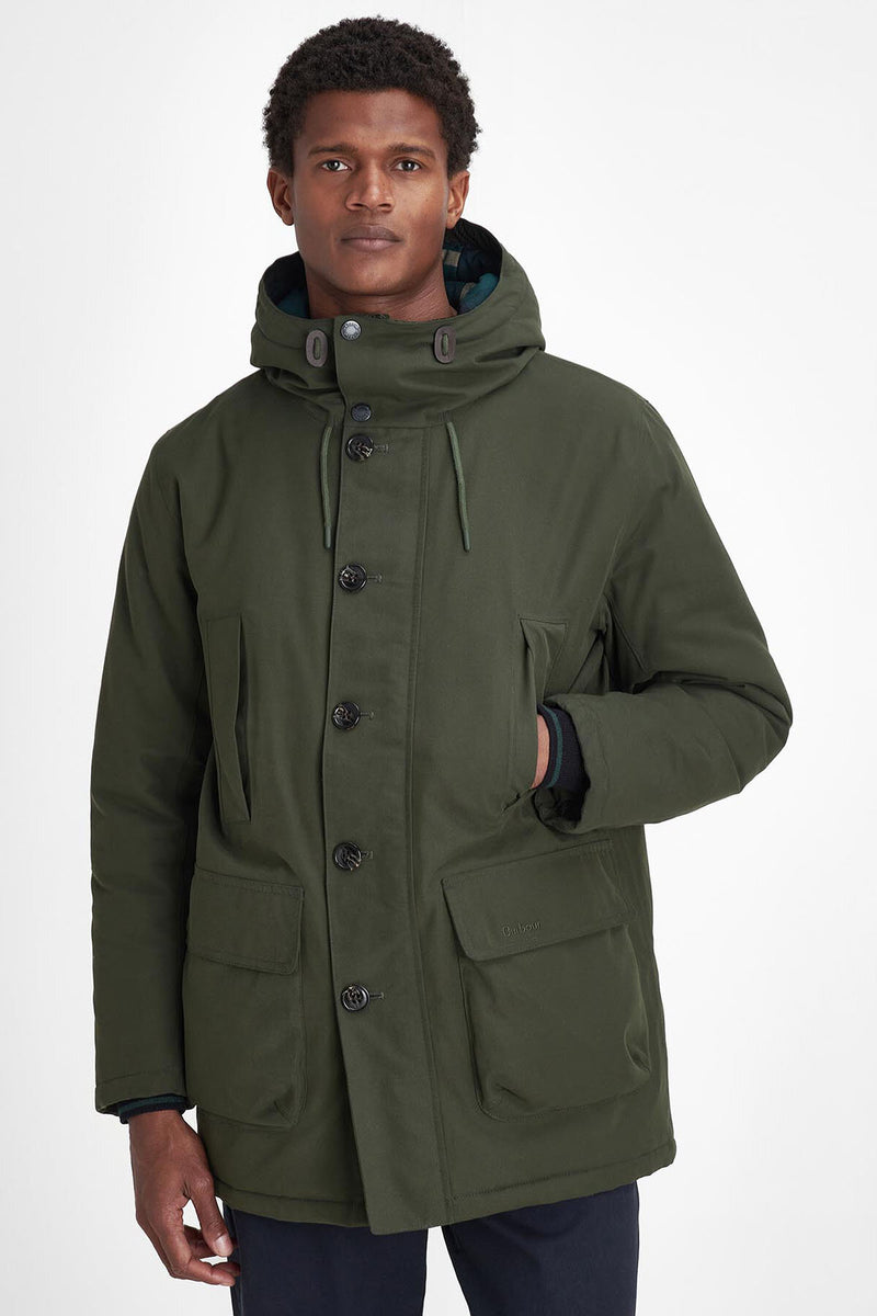 Barbour international zone waterproof parka jacket on sale