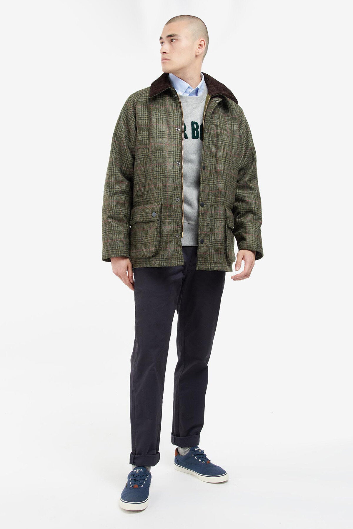 Barbour Wool Bedale Jacket Olive by Barbour | Men | WP Store