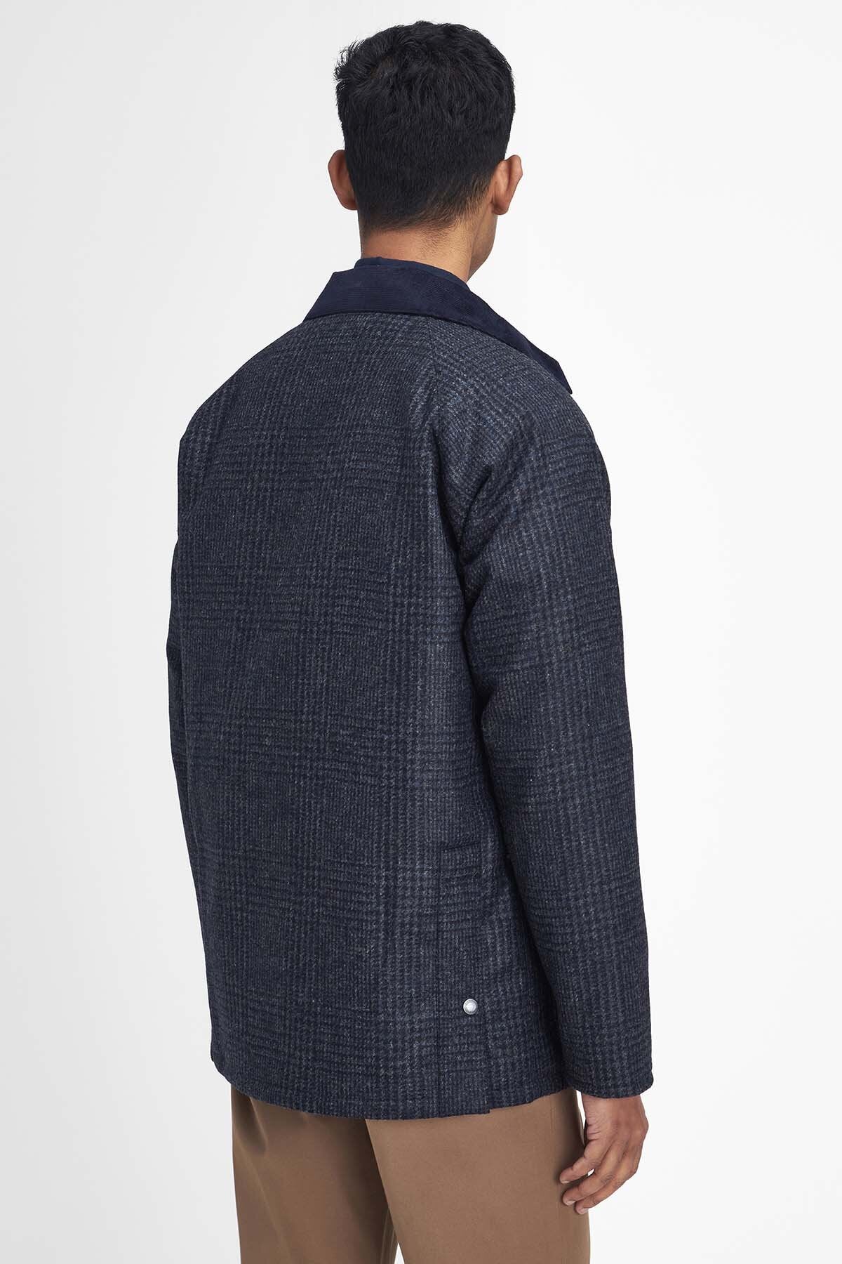 美品 Barbour Bedale Wool NAVY ブリステックスツイード 美品 Barbour Bedale Wool NAVY ブリステックスツイード Barbour