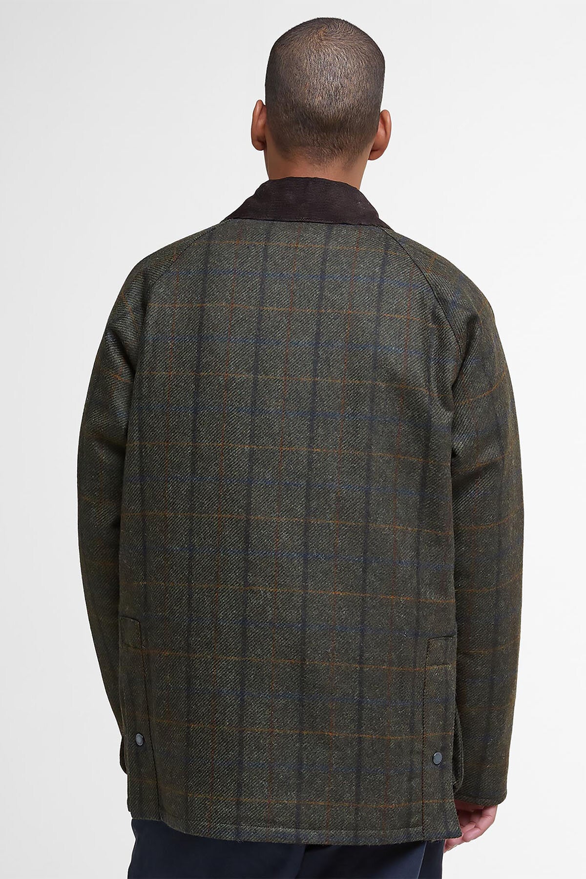 Bedale Check Wool Jacket Brown by Barbour | Men | WP Store