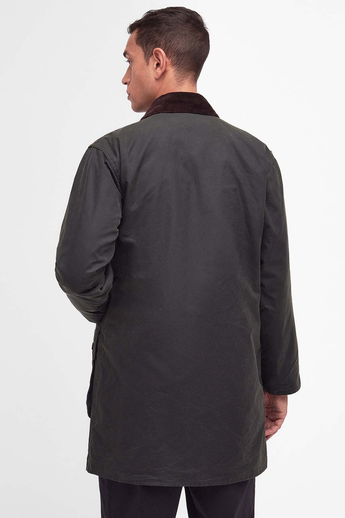 Border Wax Jacket Sage by Barbour | Men | WP Store