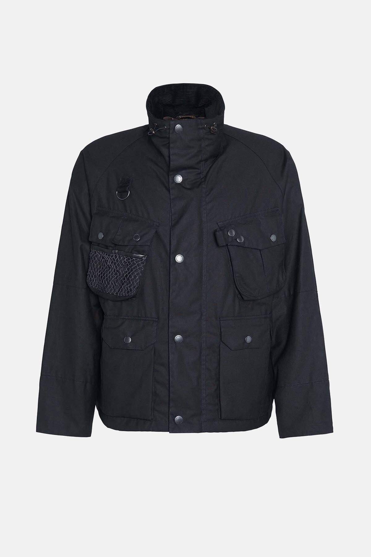 Barbour Modified Dryfly Waxed Jacket Black by Barbour | Men