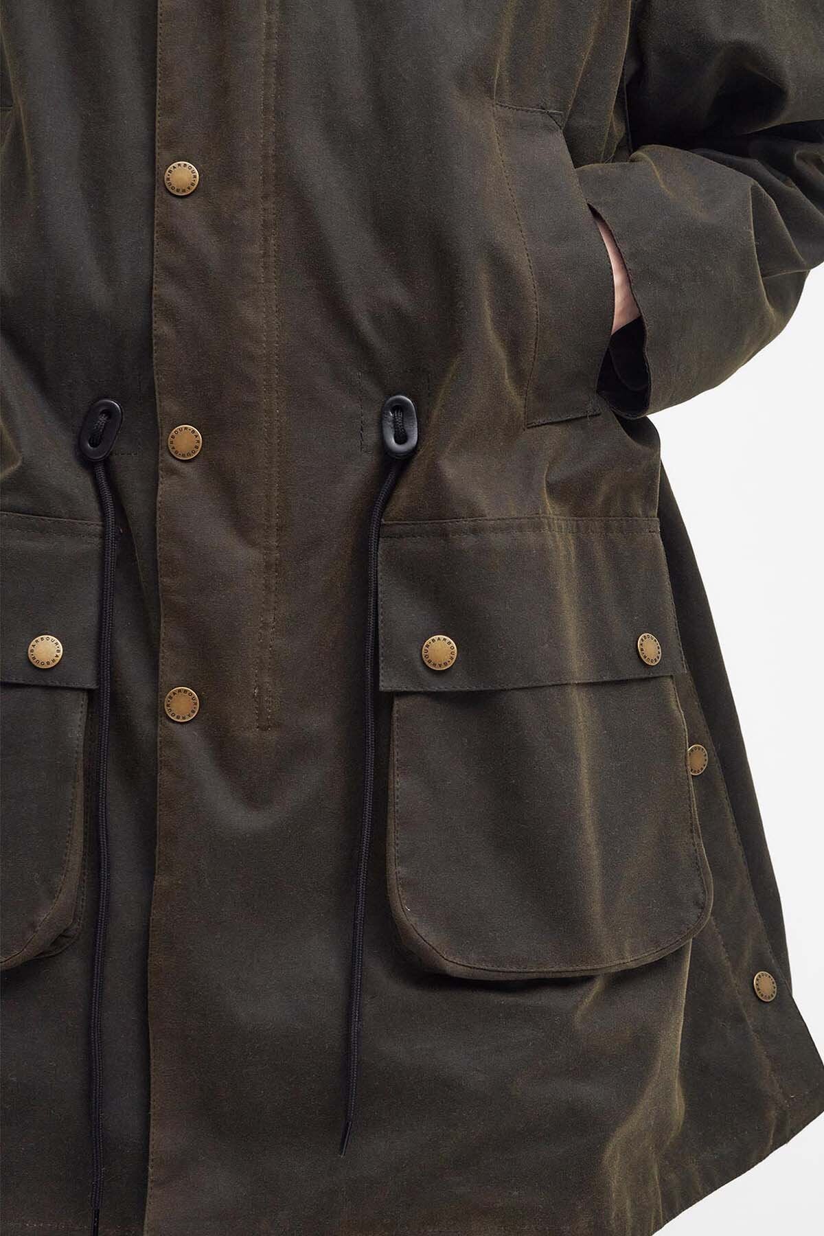 Barbour Bedale Waxed Trench Coat Olive by Barbour | Men | WP