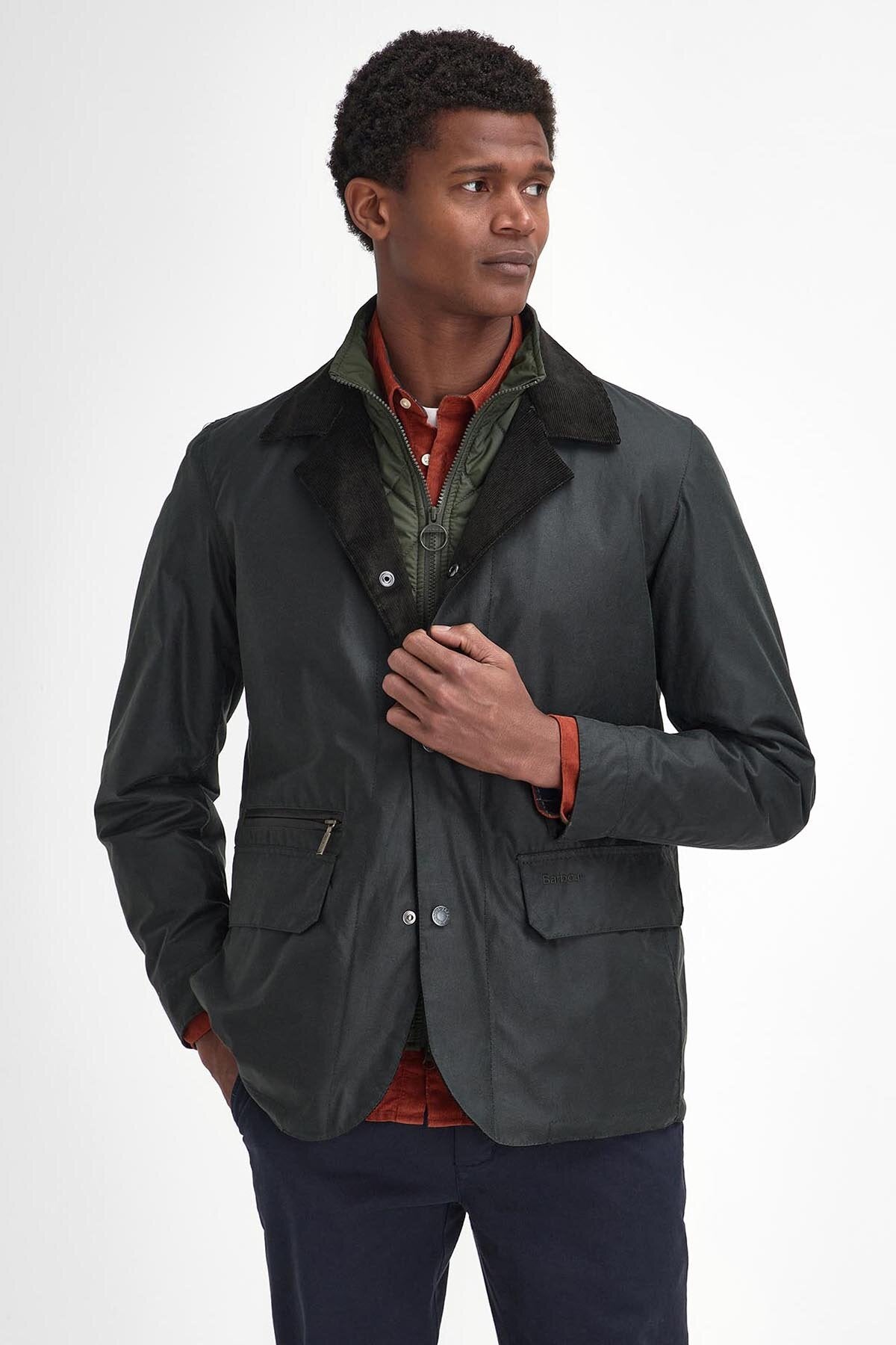 Barbour Craster Waxed Jacket Sage by Barbour | Men | WP Store
