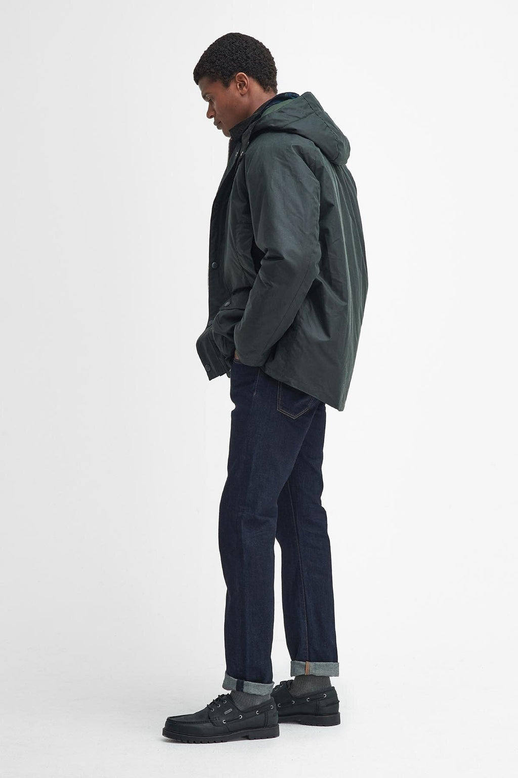 Barbour BEAUFORT カーキ Barbour Classic Beaufort Jacket in Olive - Murray's Toggery Shop