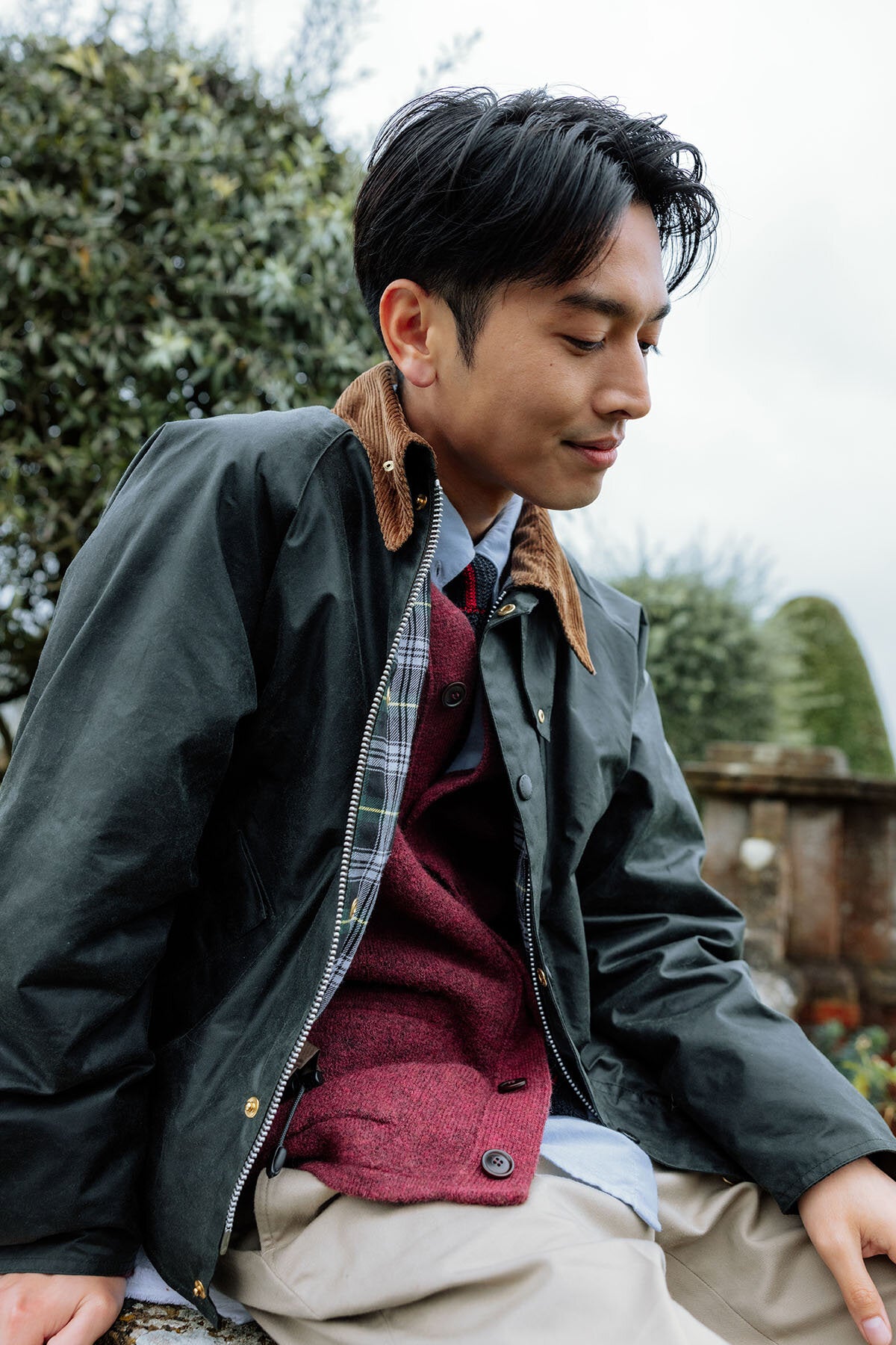 Barbour 130th Anniversary Transport Waxed Jacket Sage by