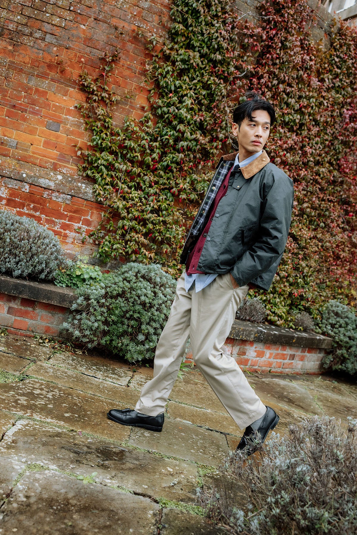Barbour 130th Anniversary Transport Waxed Jacket Sage by
