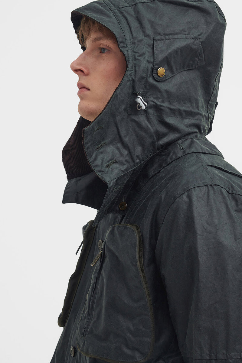 Barbour x TO KI TO Outland Waxed Jacket