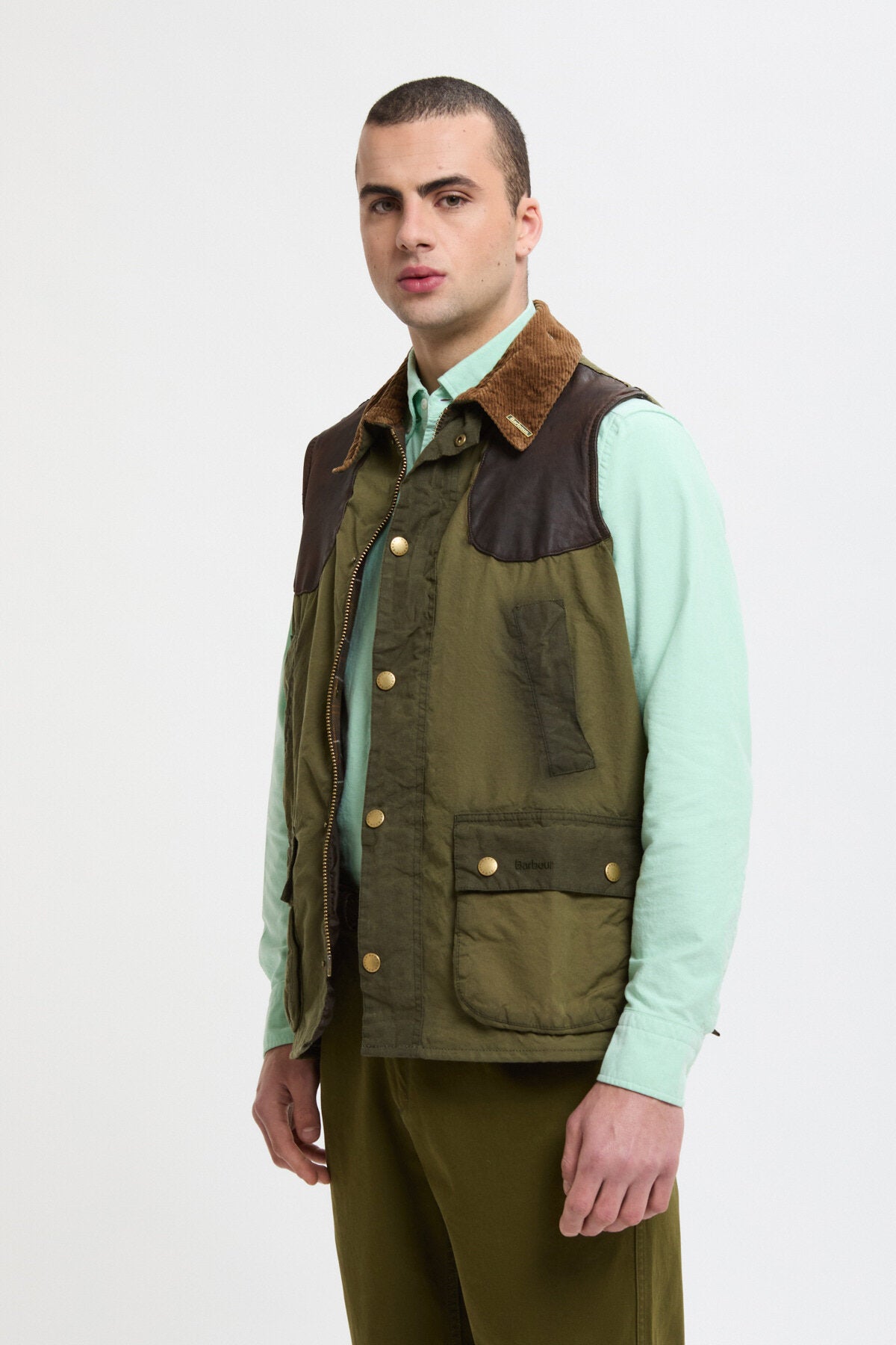 Bedale Wax Vest Archive olive by Barbour | Men | WP Store