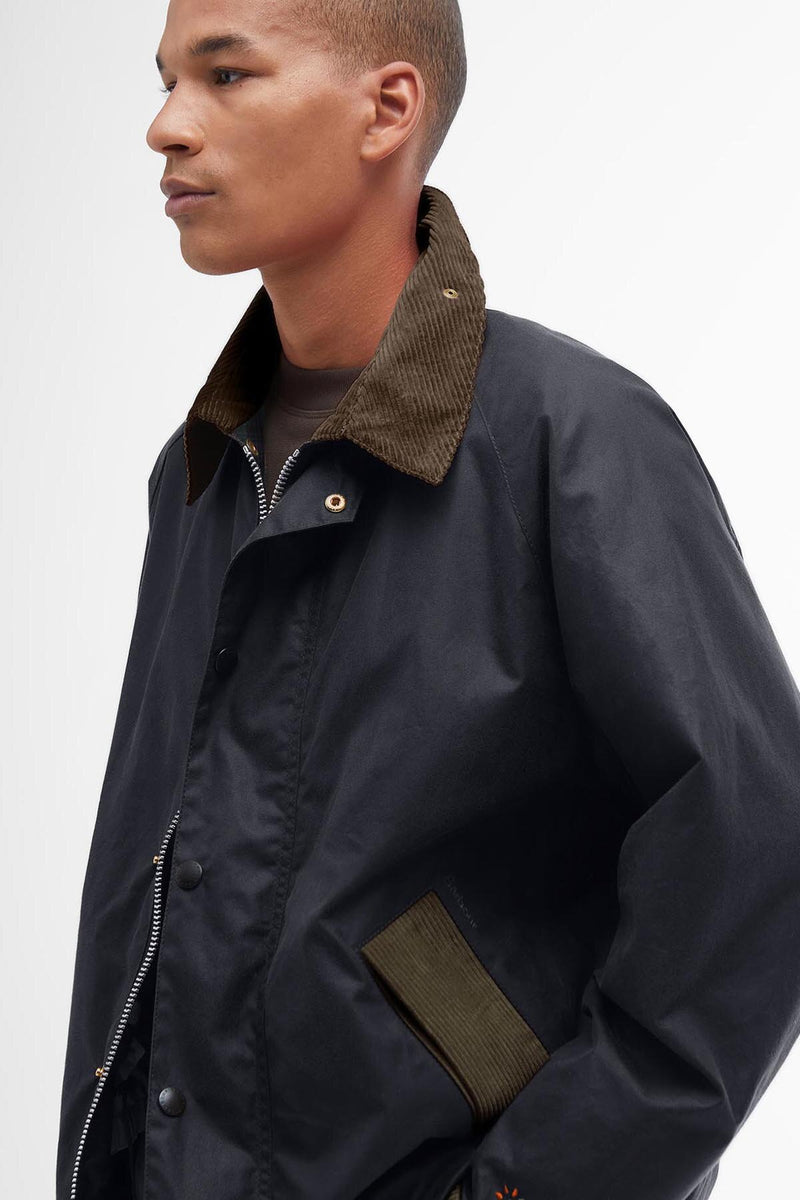 Barbour x Flower Mountain Oversized Transport Waxed Jacket