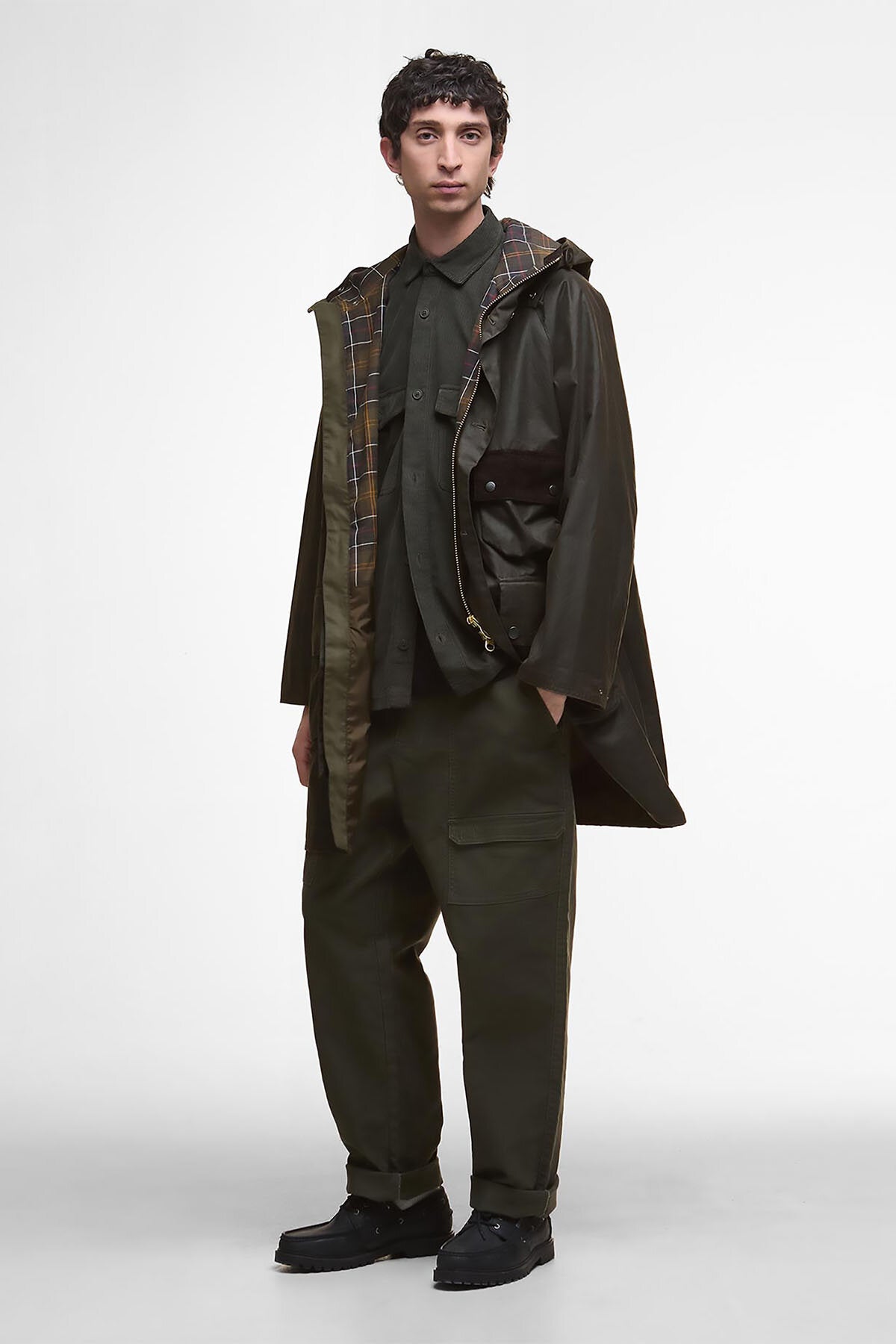 Solway Trench Waxed Coat Archive olive by Barbour | Men | WP Store