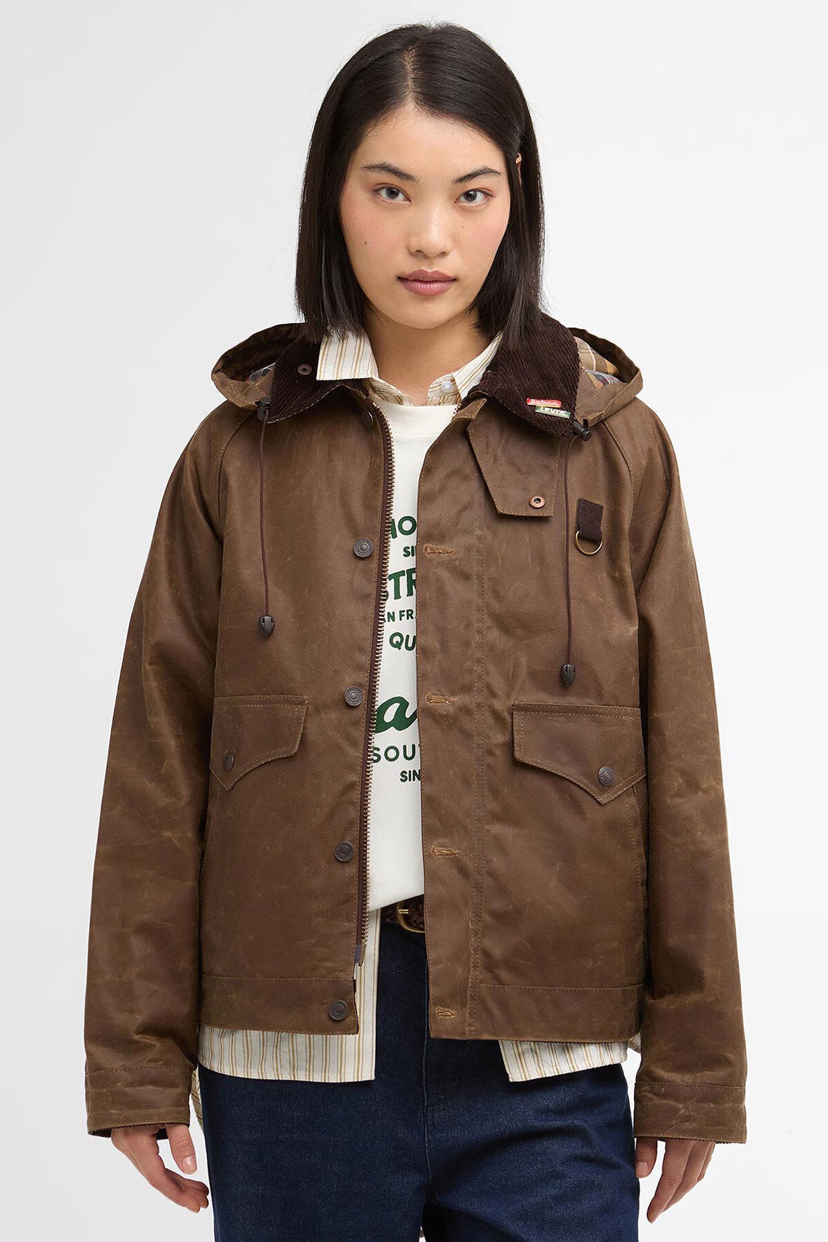 Barbour x Levi's Spey Wax Jkt Tan by Barbour | Men | WP Store