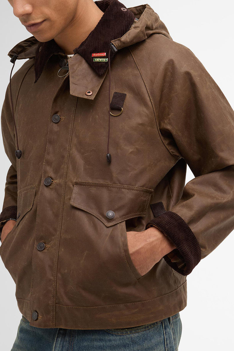 Giacca cerata Spey Barbour x Levi’s