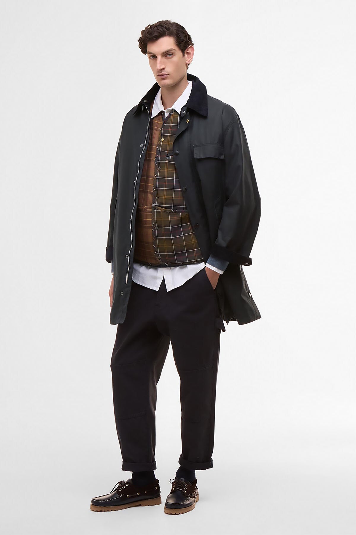 Paul Smith loves Barbour Beeston Waxed Jacket Navy by Barbour