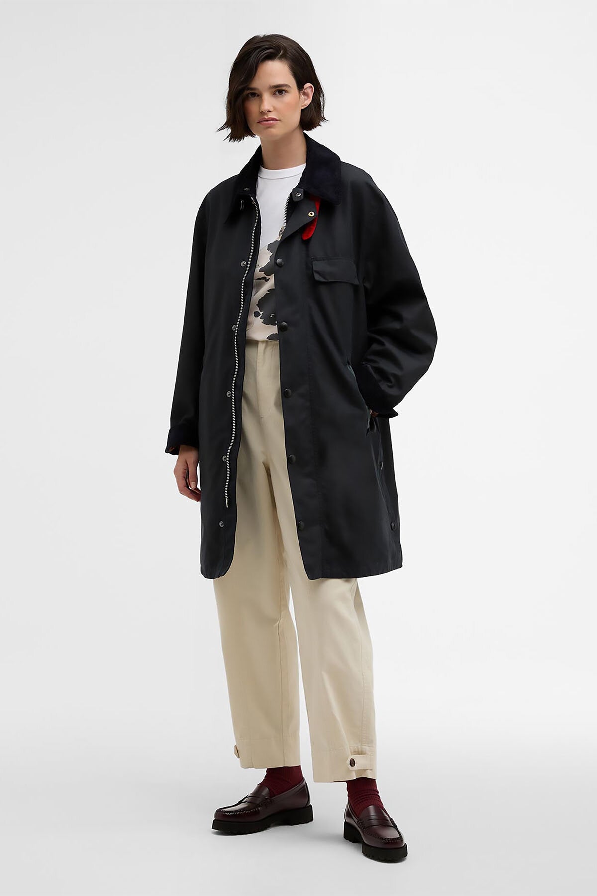 Paul Smith loves Barbour Beeston Waxed Jacket Navy by Barbour 