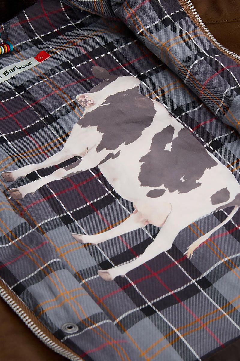 Paul Smith loves Barbour Oversized Bedale Waxed Jacket