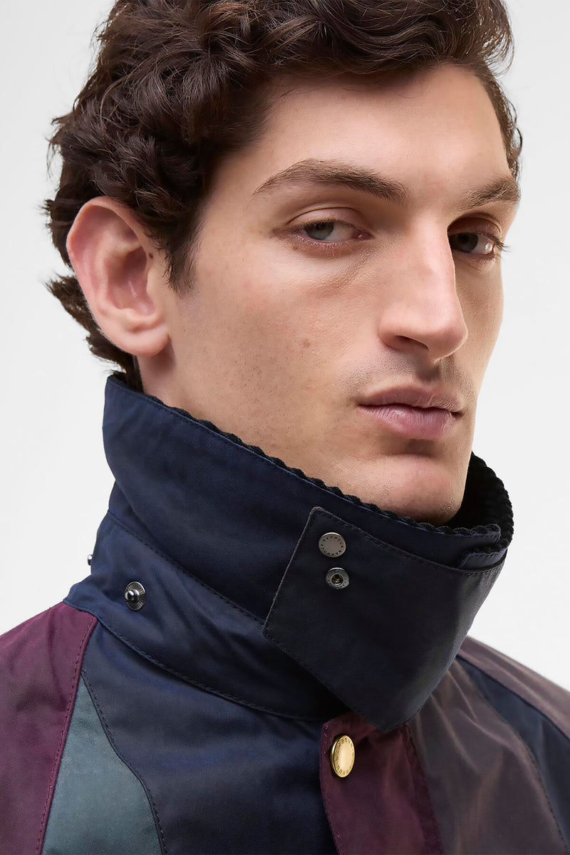 Paul Smith loves Barbour Striped Oversized Bedale Waxed Jacket