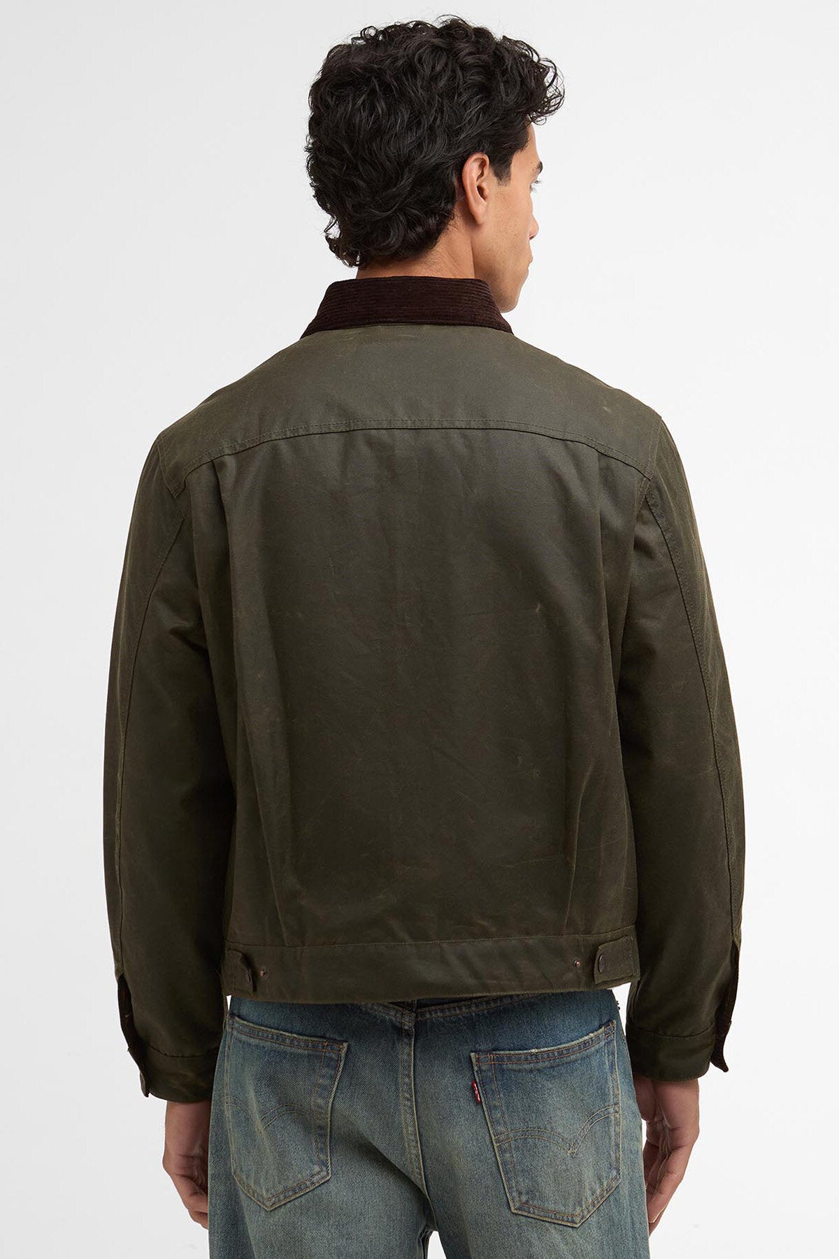 Barbour x Levi's Type Ii Wax Jkt Archive olive by Barbour | Men