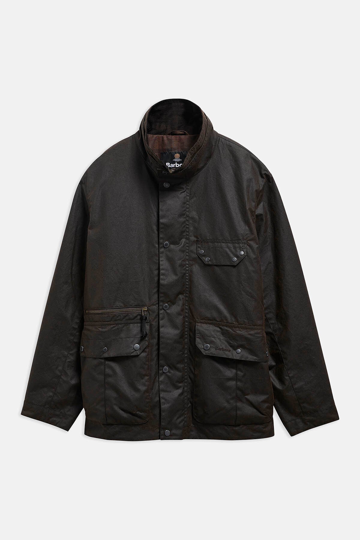 Barbour Re-Engineered Sordale Waxed Jacket Dark brown by Barbour
