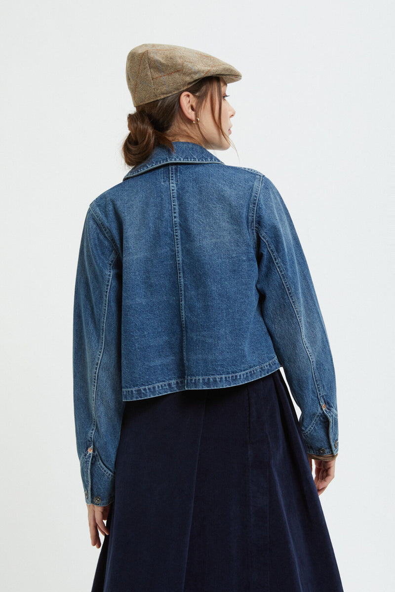 Giacca corta in Denim