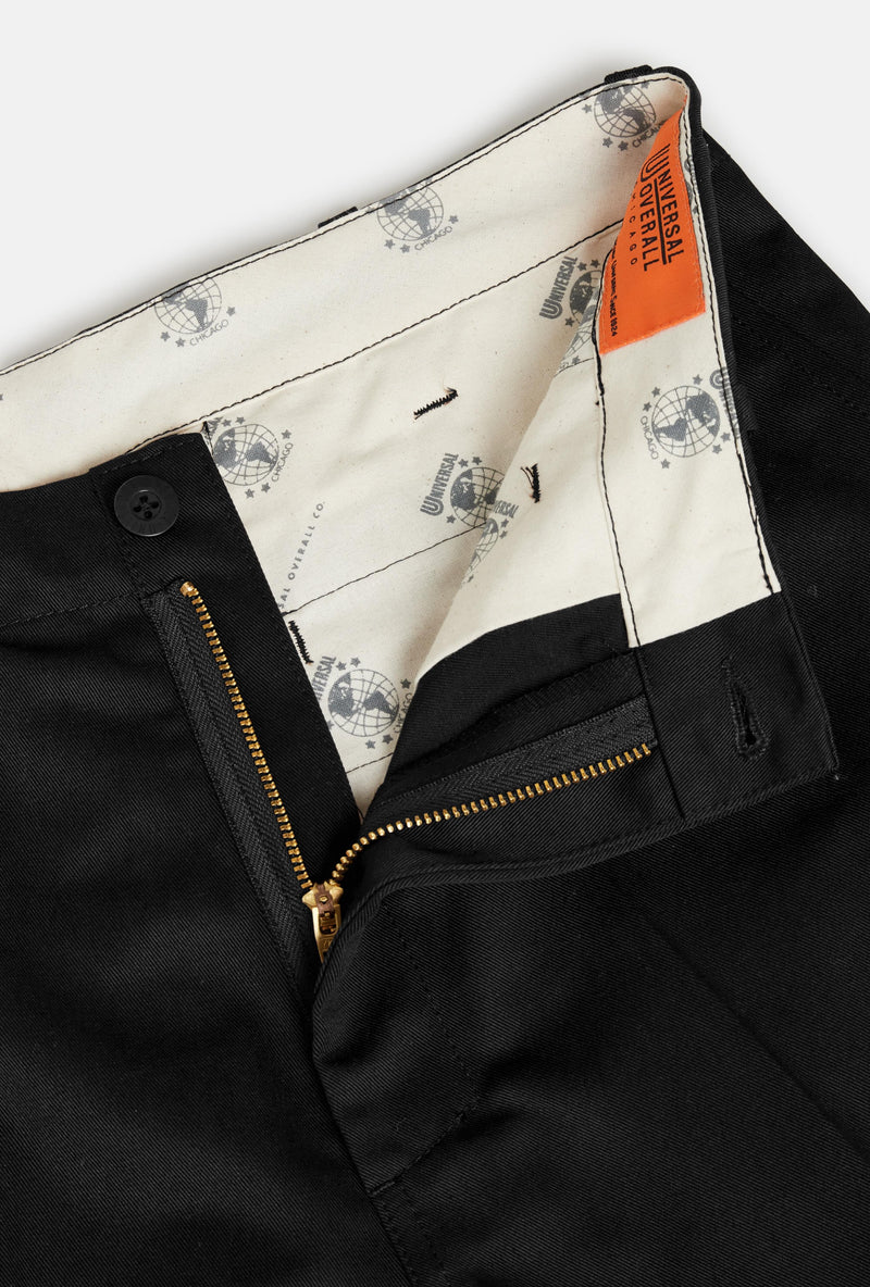 Pantaloni in Twill Taglio Dritto