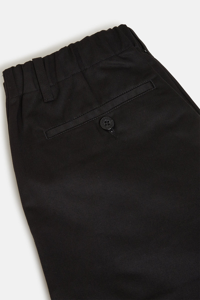 Tuck Tapered Fit Twill Pants