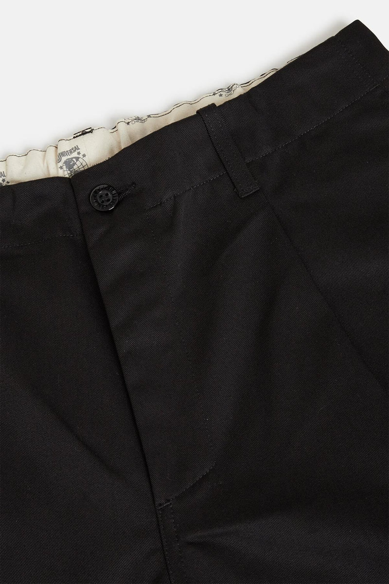 Tuck Tapered Fit Twill Pants