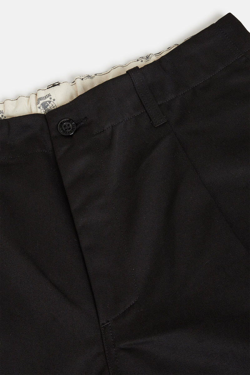 Tuck Tapered Fit Twill Pants