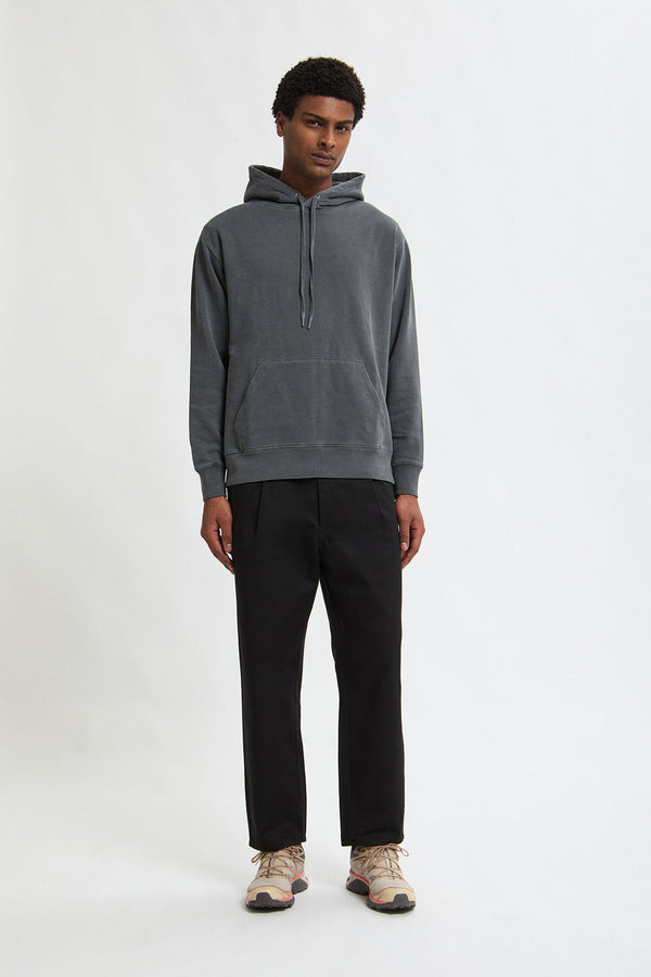 Tuck Tapered Fit Twill Pants