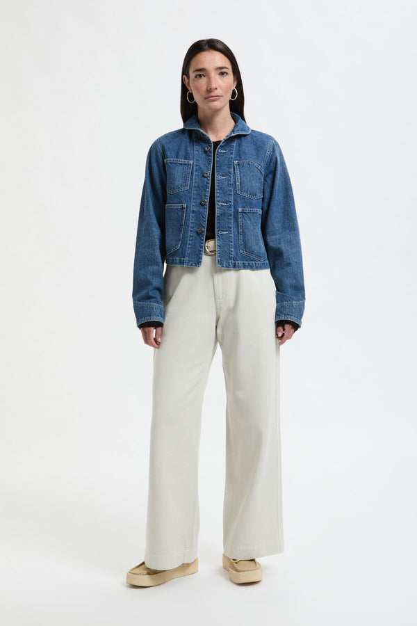 Short Coveralls - Denim