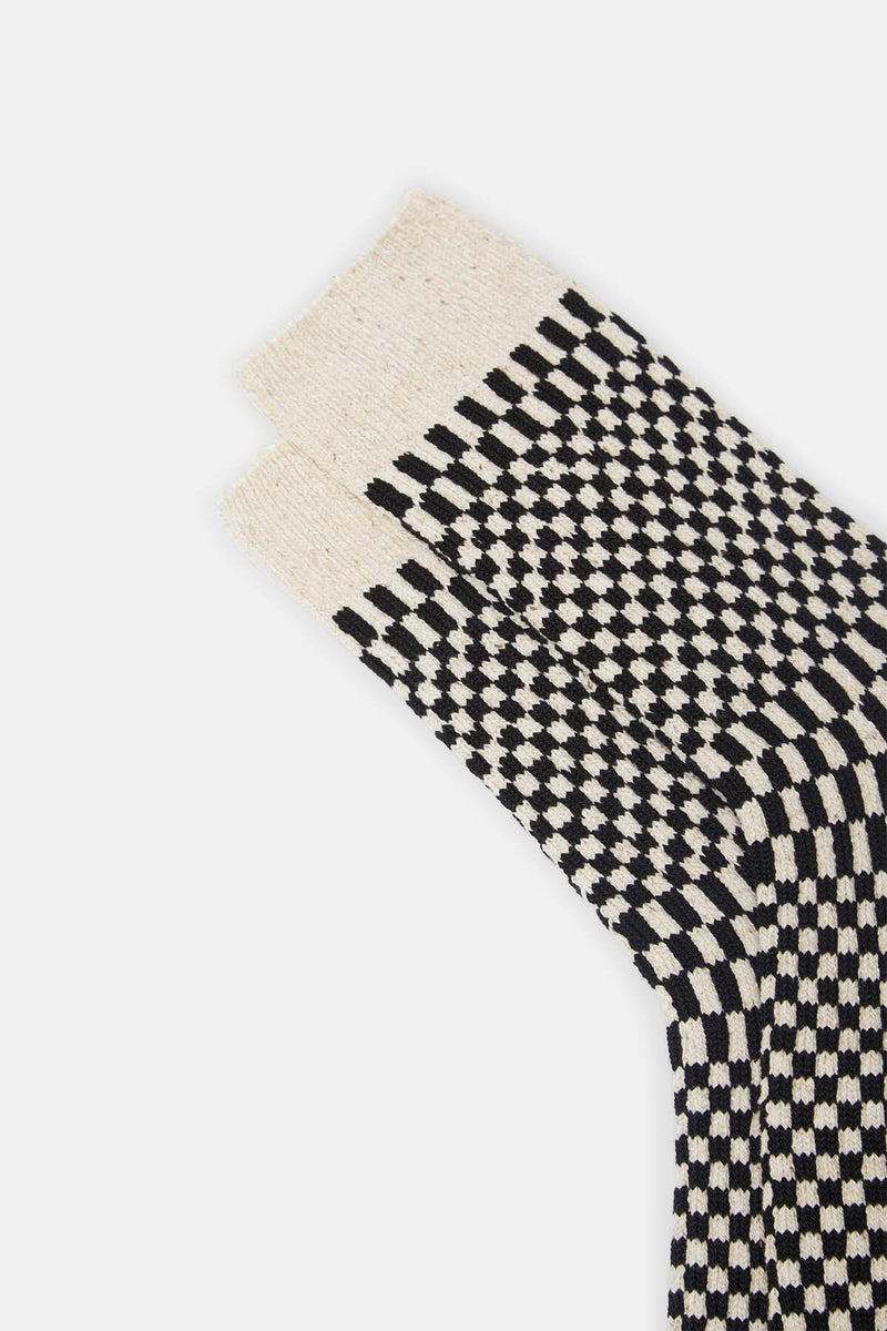 Checkerboard pattern Socks
