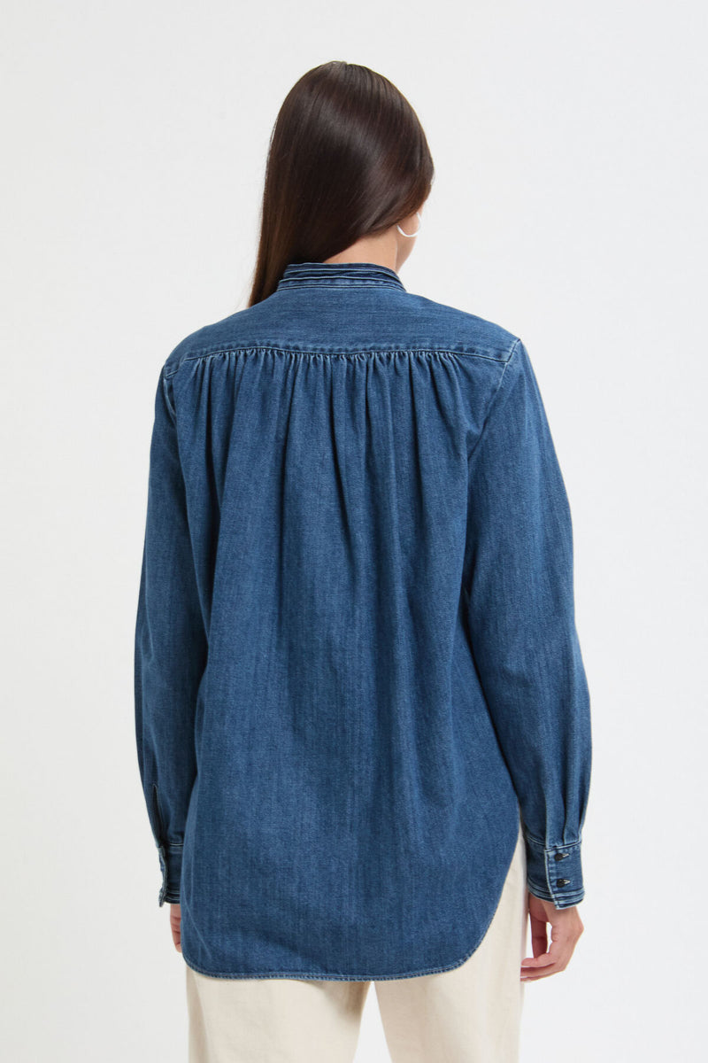 Blusa con fiocco