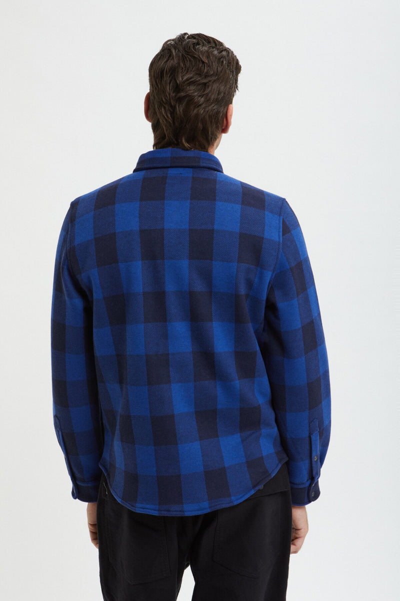 Overshirt a quadri in Micropile