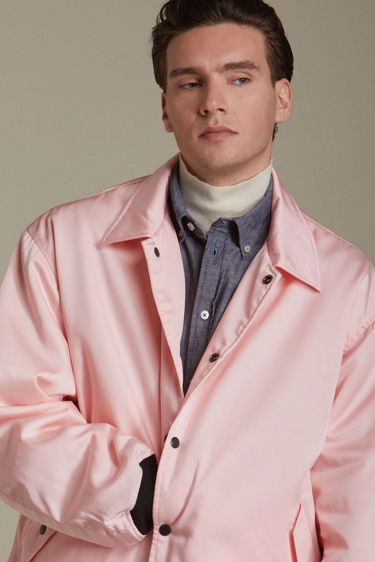 Mil. Coach Jacket Titan Pink by Spiewak Man | Unisex | WP Store