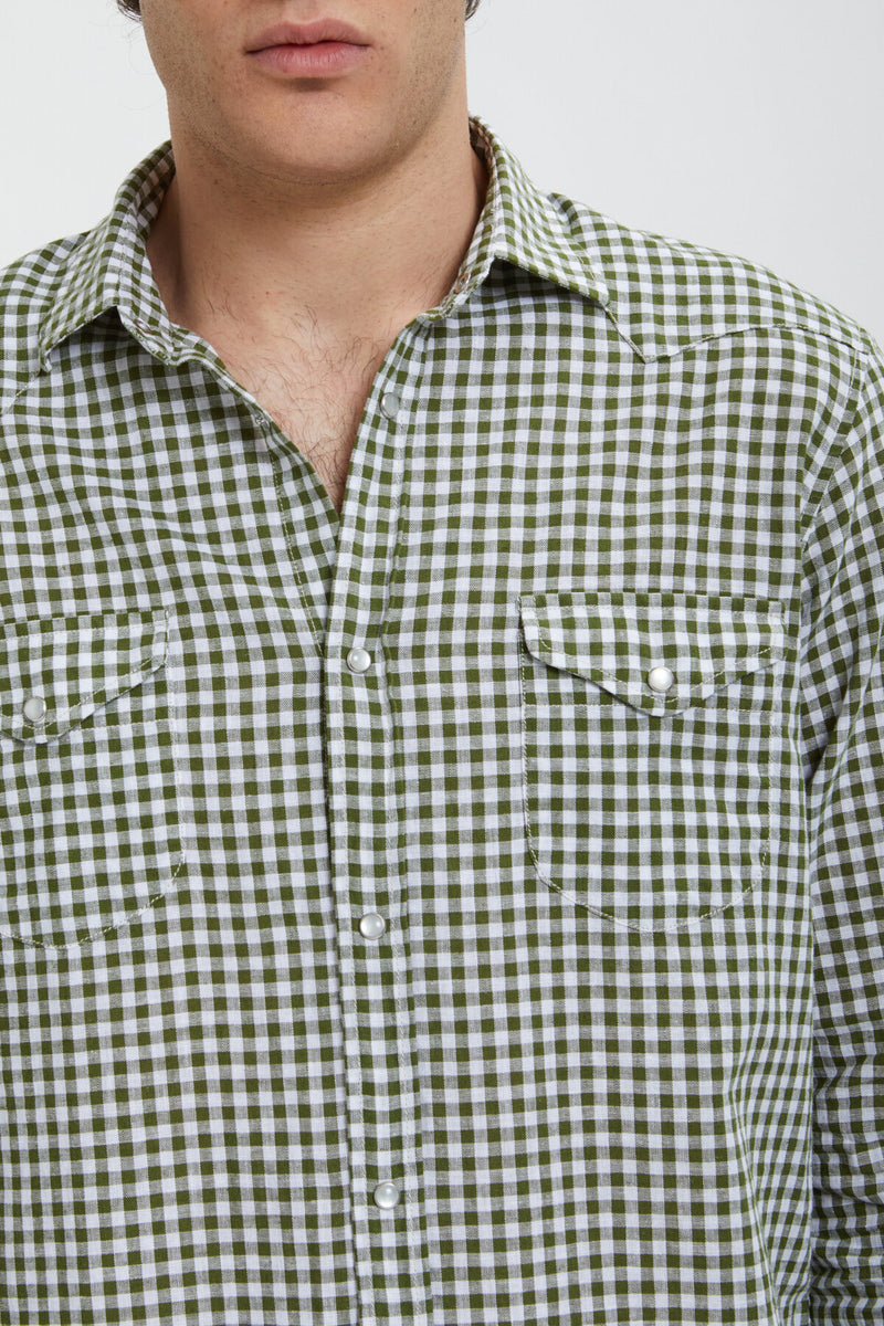 Texan Shirt with Snap Buttons
